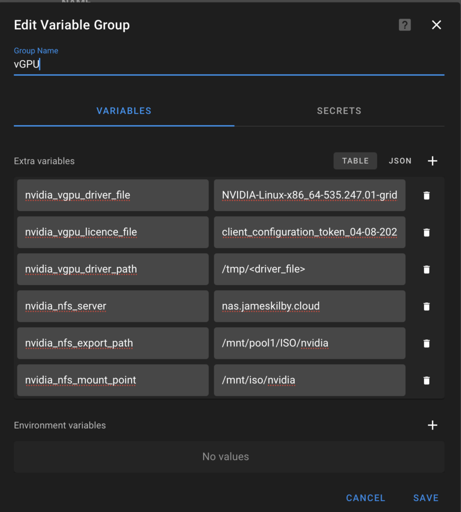 Set Variable Group 922X1024
